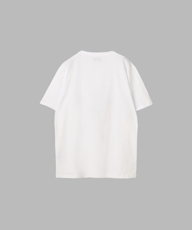 アイコニック プリント コットン 半袖 Tシャツ "Point d'Ironie"