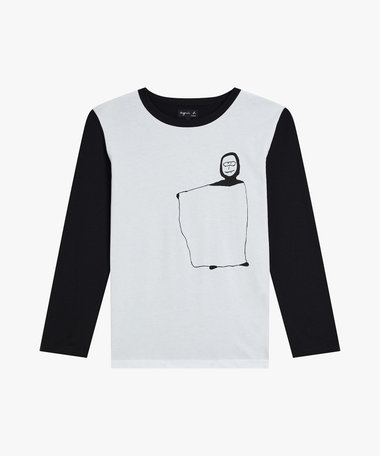 オーガニックコットン 長袖 アーティストTシャツ "Leon Maret"