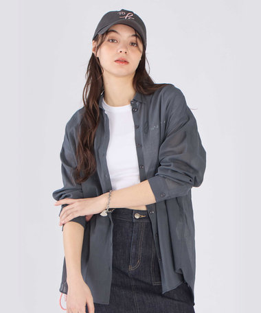 コットン ロングスリーブ ボーイズシャツ