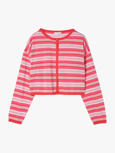 【Outlet】マルチストライプカーディガン