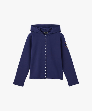 TARA コットン メルトン カーディガンプレッション "Capuche"