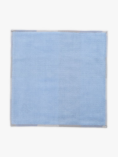 "b."ロゴ タイル柄 ハンカチ