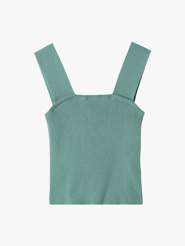 【Outlet】コットンリブタンクトップ