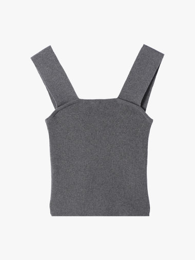 【Outlet】コットンリブタンクトップ