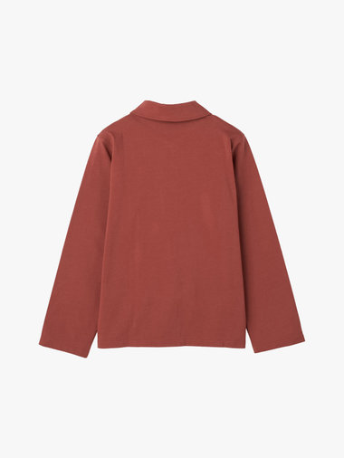 コットン ジャージー 長袖 ジャケット "Mandarin"