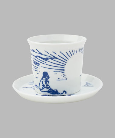 1616/arita japan 有田焼 カップ＆プレート セット "Sunrise"