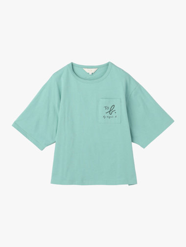 【Outlet】ロゴ ポケット コットン 半袖 Tシャツ