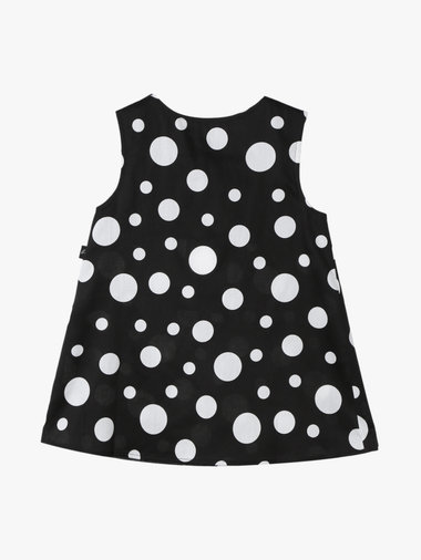 ベビー ドット コットン ノースリーブ ワンピース "Barbie"