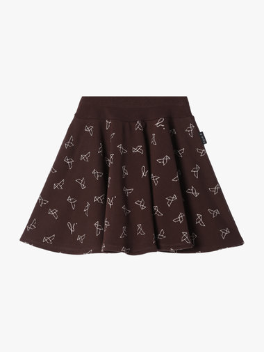 【Outlet】キッズ プリント コットン フレア スカート