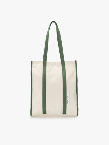 【Outlet】バイカラー コットン キャンバス トートバッグ