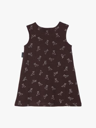 【Outlet】ベビー プリント コットン ノースリーブ ワンピース