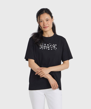 ロゴ プリント オーガニックコットン 半袖 Tシャツ "b. Style"
