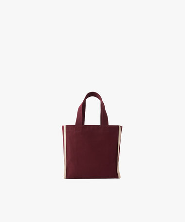 To b. by agnes b.× green label relaxing コットン パイピング ミニトートバッグ