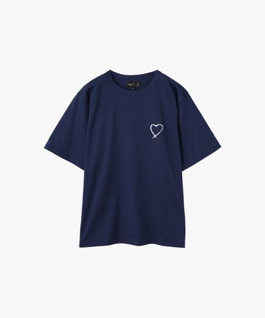 アイコニック プリント コットン 半袖 Tシャツ "Sarajevo heart"