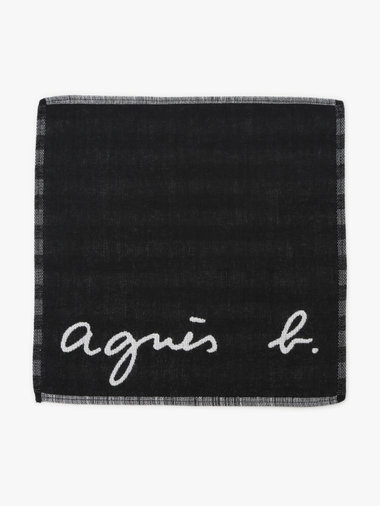 WEB限定 ロゴ ボーダー ハンカチ