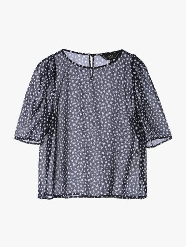 【Outlet】ドットブラウス