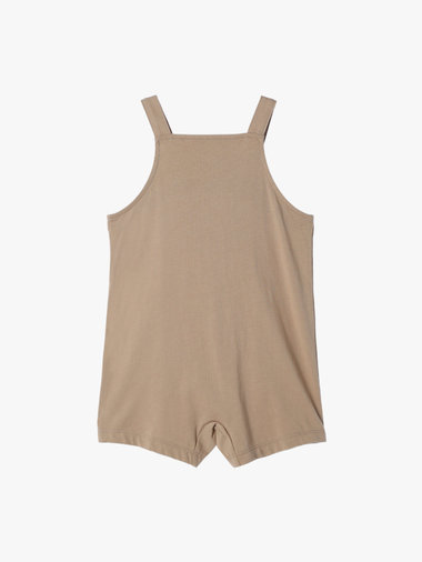 ベビー "b."ロゴ刺繍 コットン サロペット