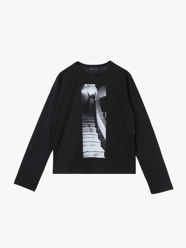 フォトプリント コットン 長袖 Tシャツ ”Lil Cool”