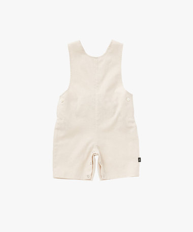 ベビー コットンリネン ノースリーブ サロペット