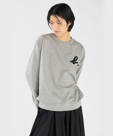 "b."ロゴ コットン 長袖 スウェット