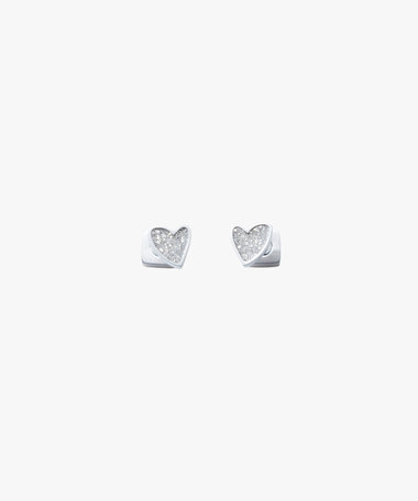 グリッターハート ピアス