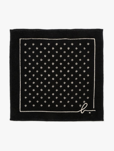 KD40 SERVIETTE ドット＋LINE B ハンドタオル