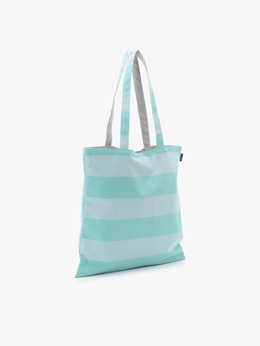 細ボーダー コットン リバーシブル トートバッグ ZAS11-01