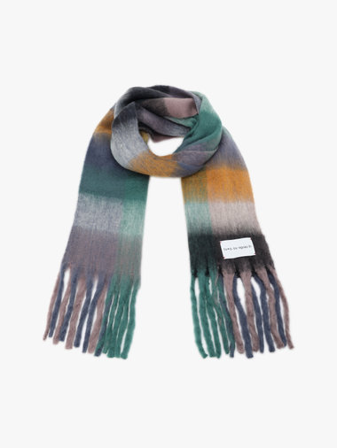 ブロックチェック マフラー