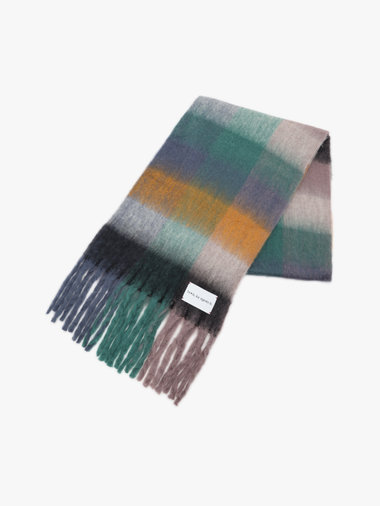 ブロックチェック マフラー