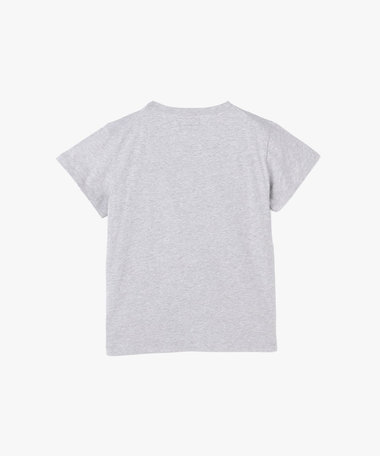 メッセージ プリント オーガニックコットン 半袖 Tシャツ "...je sais ce que j' fais...! Zut"