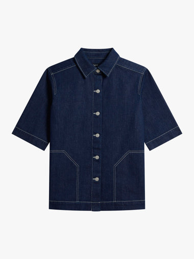 デニム 半袖 シャツ "Hawai"