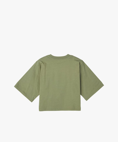 ロゴ コットン 5分袖 Tシャツ "Yoko"