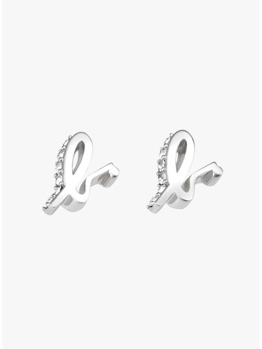 "b." ロゴ ピアス "ICONIC - ITALIC B"