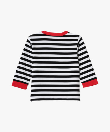 ベビー ボーダー コットン 長袖 Tシャツ