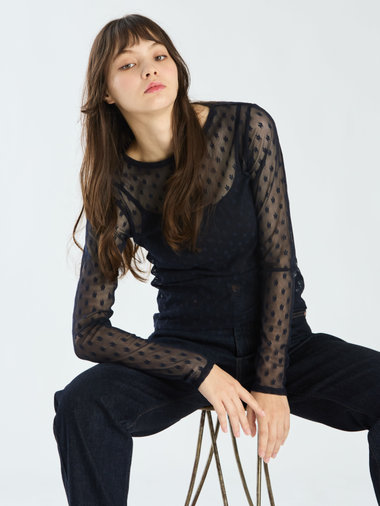 【Outlet】フラワーチュールプルオーバー