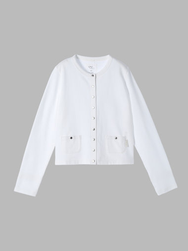 【Outlet】To b. by agnes b.× green label relaxing オーガニックコットン トラディショナルカーディガン