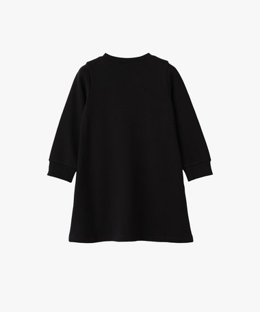 キッズ ロゴ コットン 長袖 ワンピース