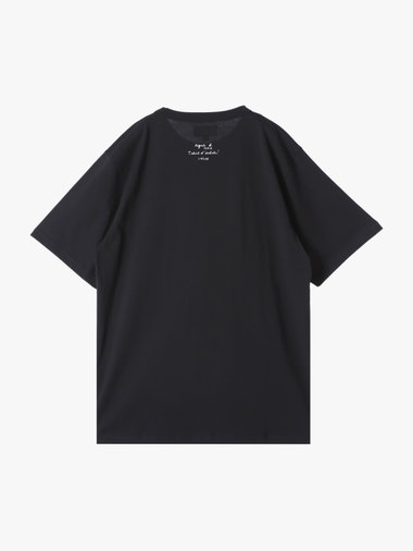 メンズ オーガニックコットン プリント 半袖 アーティスト Tシャツ "L'Atlas"