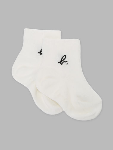ベビー "b."ロゴ 刺繍 ソックス
