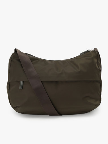 ナイロン ラージ ショルダーバッグ "Cecile" NS24-01