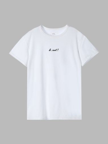 【Outlet】To b. by agnes b.× green label relaxing オーガニックコットン 刺繍 Tシャツ "b. cool!!"