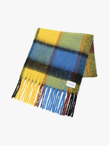 ブロックチェック マフラー