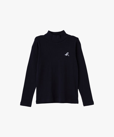 キッズ "b." ロゴ コットン 長袖 Tシャツ