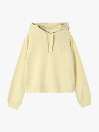 【Outlet】ロゴ刺繍 コットン ニューマカロンカラー スウェットフーディー