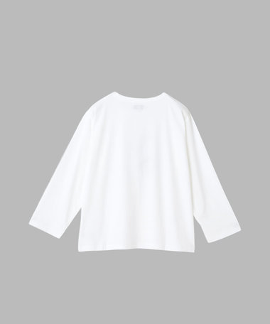 アイコニック コットン 七分丈 Tシャツ "Lezard"