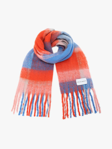 ブロックチェック マフラー