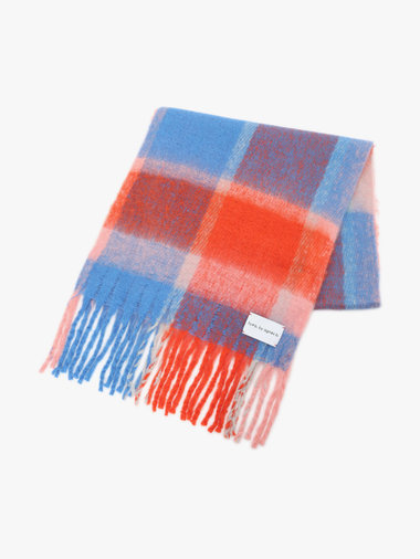 ブロックチェック マフラー