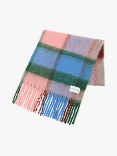 ブロックチェック マフラー