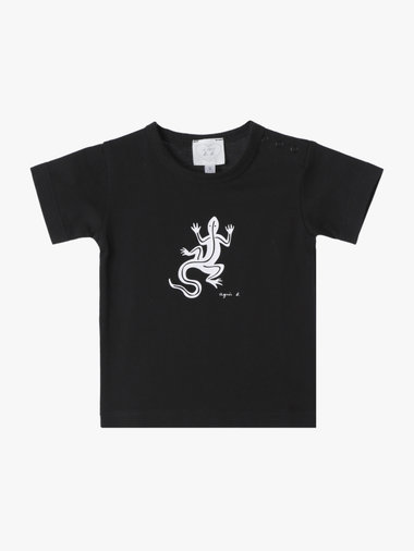 ベビー アイコニック コットン 半袖 Tシャツ "Lezard"
