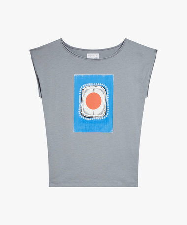 オーガニックコットン 半袖 アーティストTシャツ "Lou Malta"